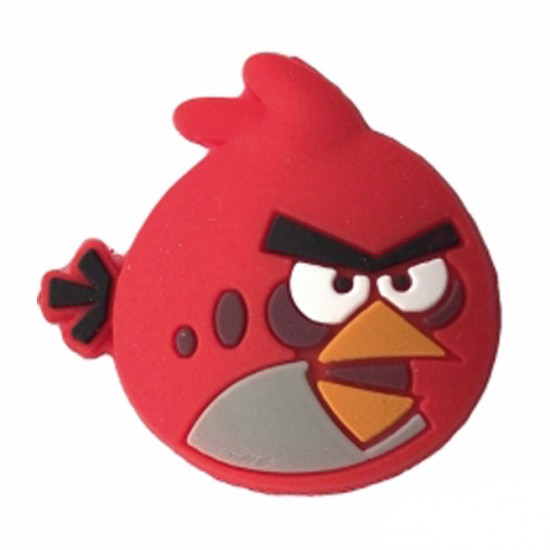 ANTIVIBRADOR ANGRY BIRD - VERMELHO